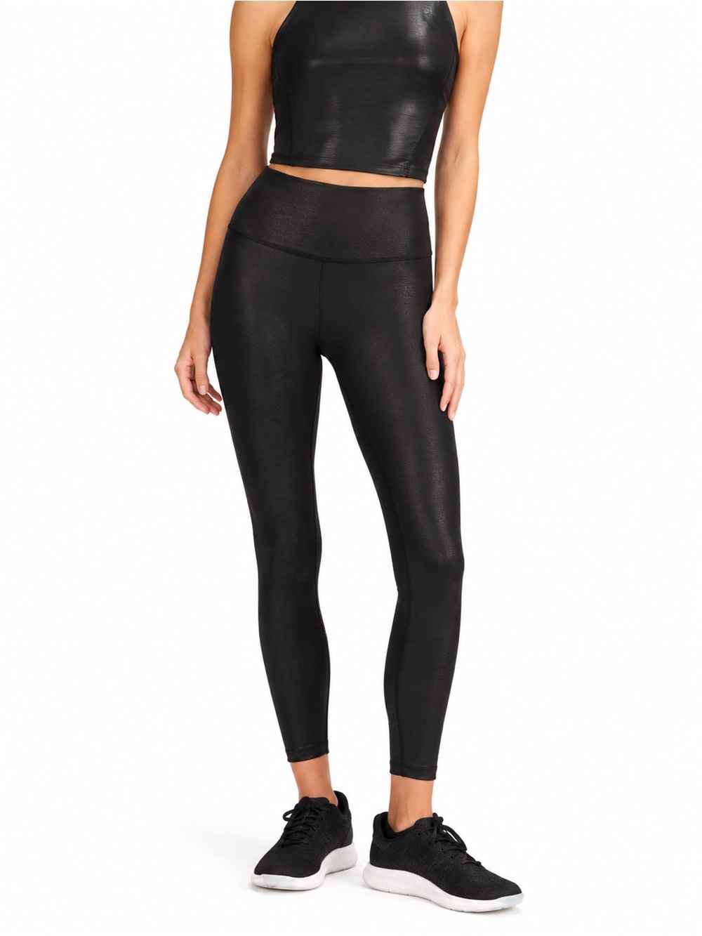 Lululemon Wunder Train High-Rise Tight 25" Radiate Foil Print Black 10 W5EB3S